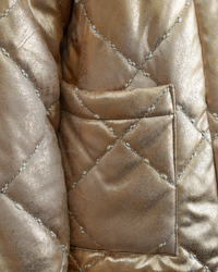 Veste matelassée rose gold
