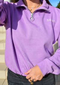 Sweat zippé SOLEIL DE MON COEUR