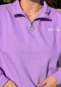 Sweat zippé SOLEIL DE MON COEUR