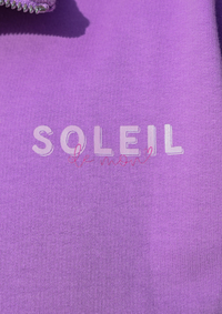 Sweat zippé SOLEIL DE MON COEUR