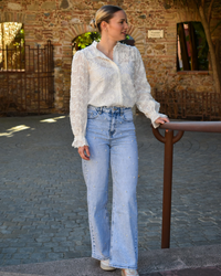Jean à perles
