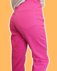 Jean mom fushia