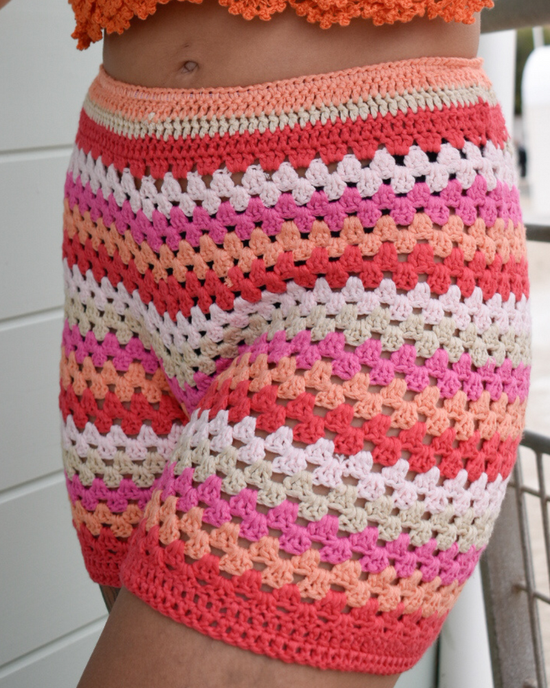 Short en crochet