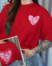T-shirt à la vie, à l'amour (🩷🖤🩶🤍)