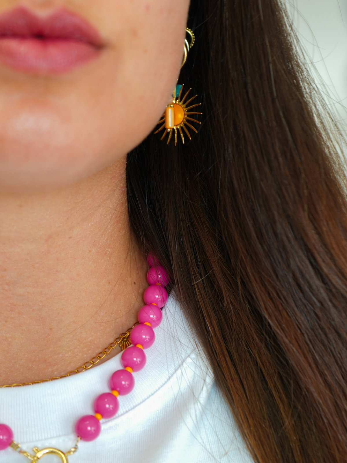 Boucles d'oreilles soleil