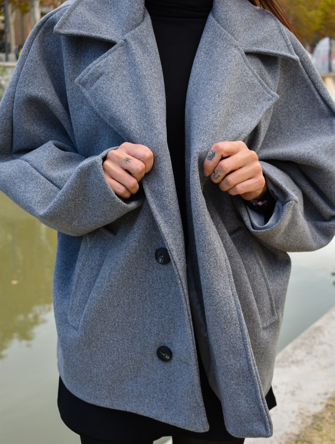 Manteau gris