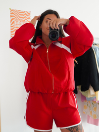 Ensemble sportwear rouge