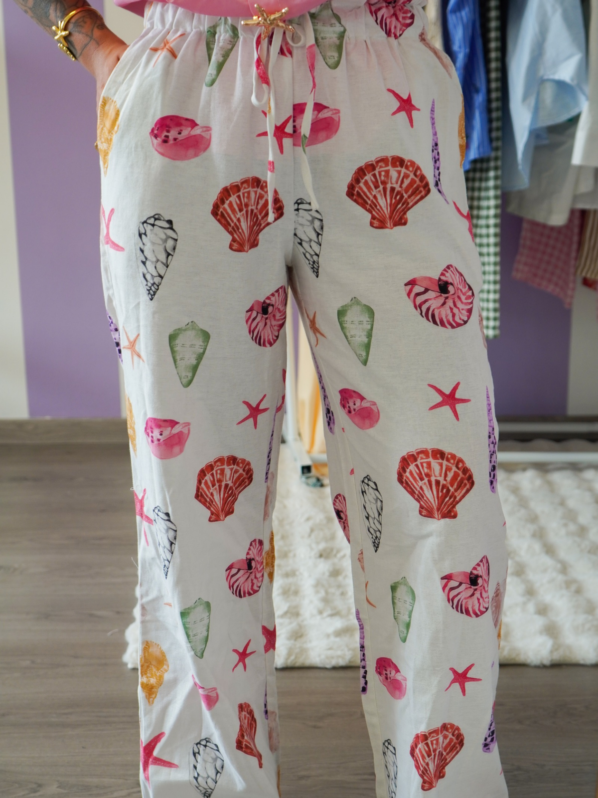 Pantalon coquillages