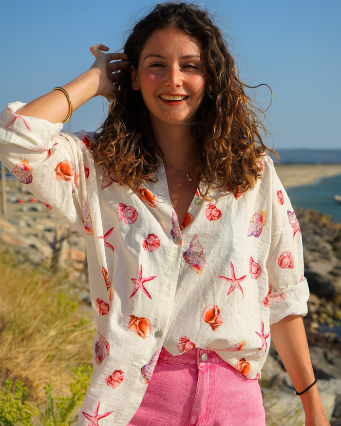 Chemise coquillage