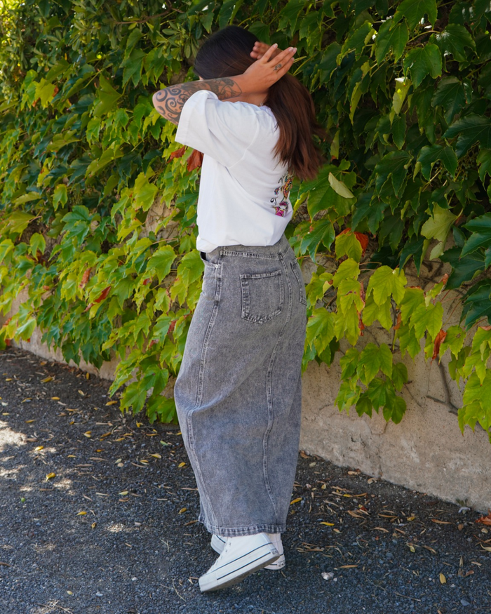 Jupe longue denim
