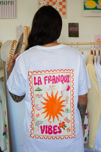 T-shirt LA FRANQUI timbre (💙🩷)