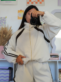 Ensemble sportwear écru