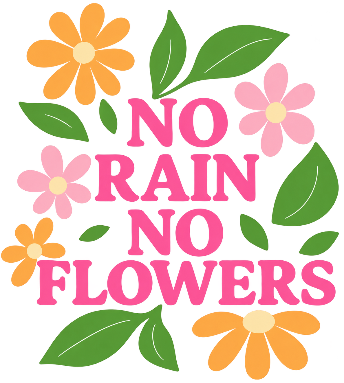Sweat capuche (nœud) No rain No flowers (🩷🤎🖤🩶)