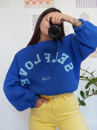 Sweat Self Love bleu roi