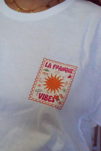 T-shirt LA FRANQUI timbre (💙🩷)