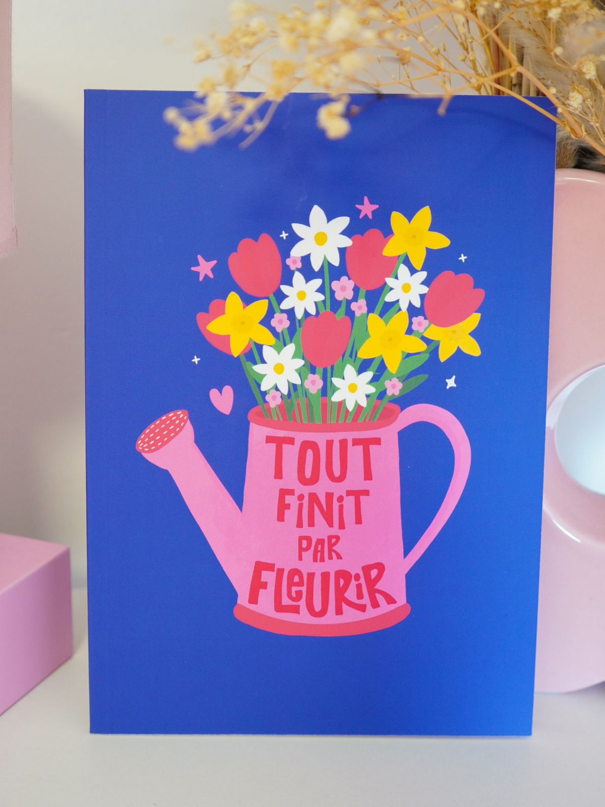 Note book "Tout finit par fleurir"