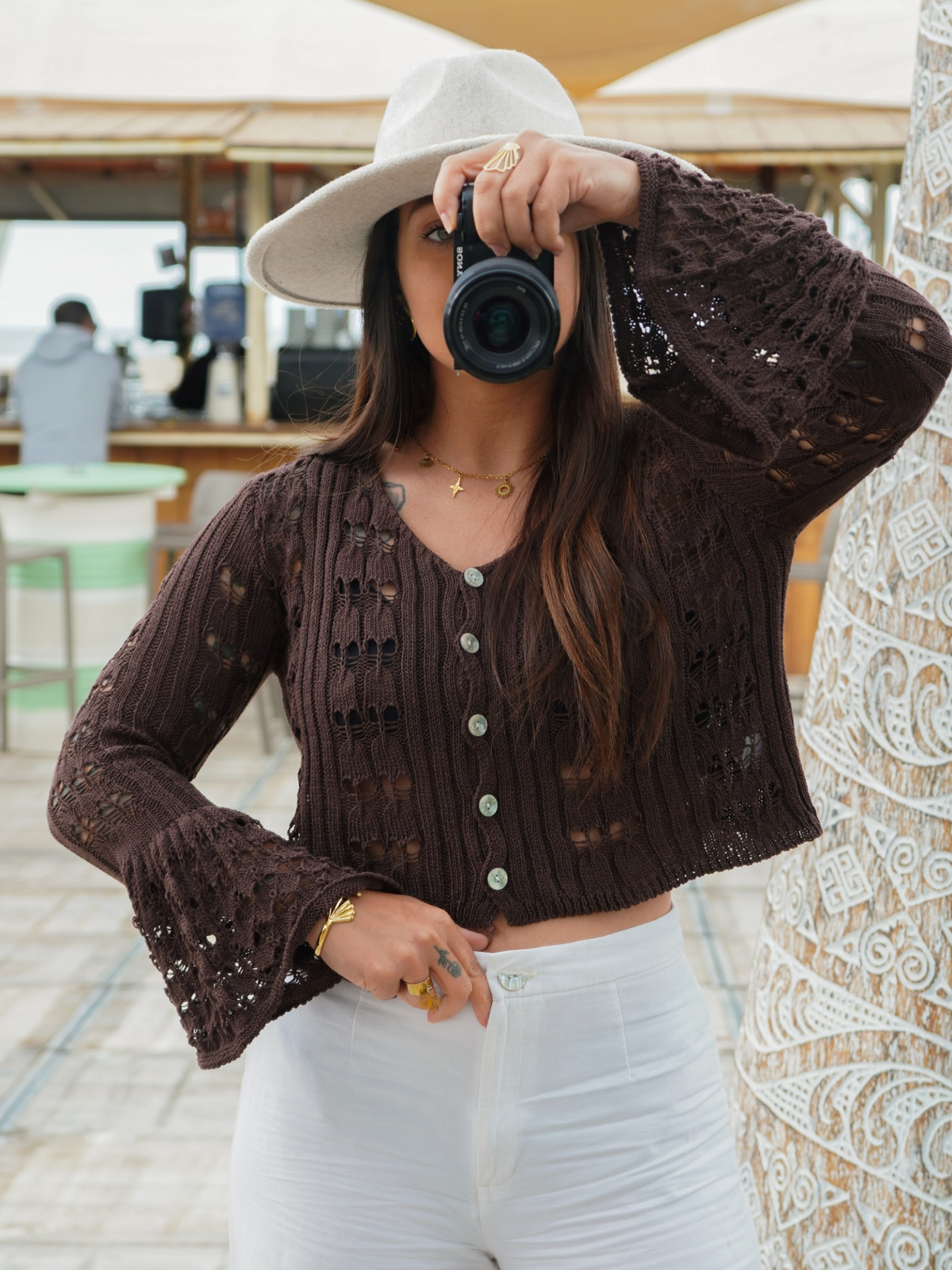 Gilet ibiza chocolat
