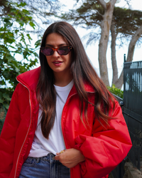 Veste coupe-vente rouge