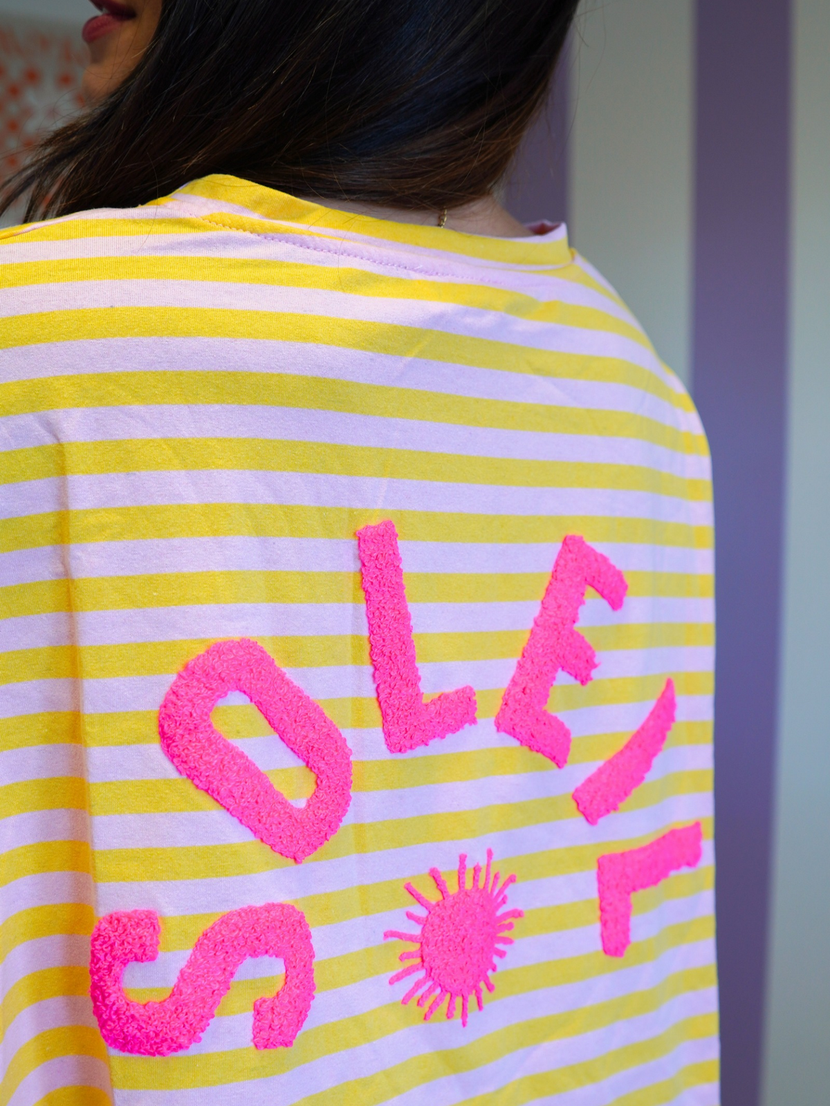T-shirt SOLEIL jaune