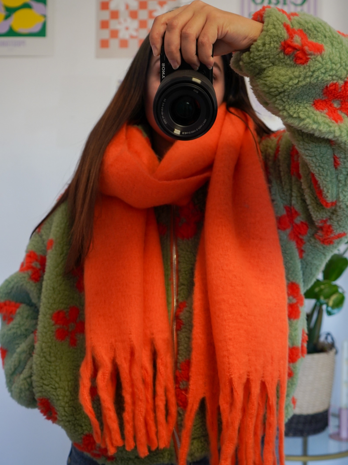 Écharpe orange