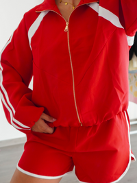 Ensemble sportwear rouge