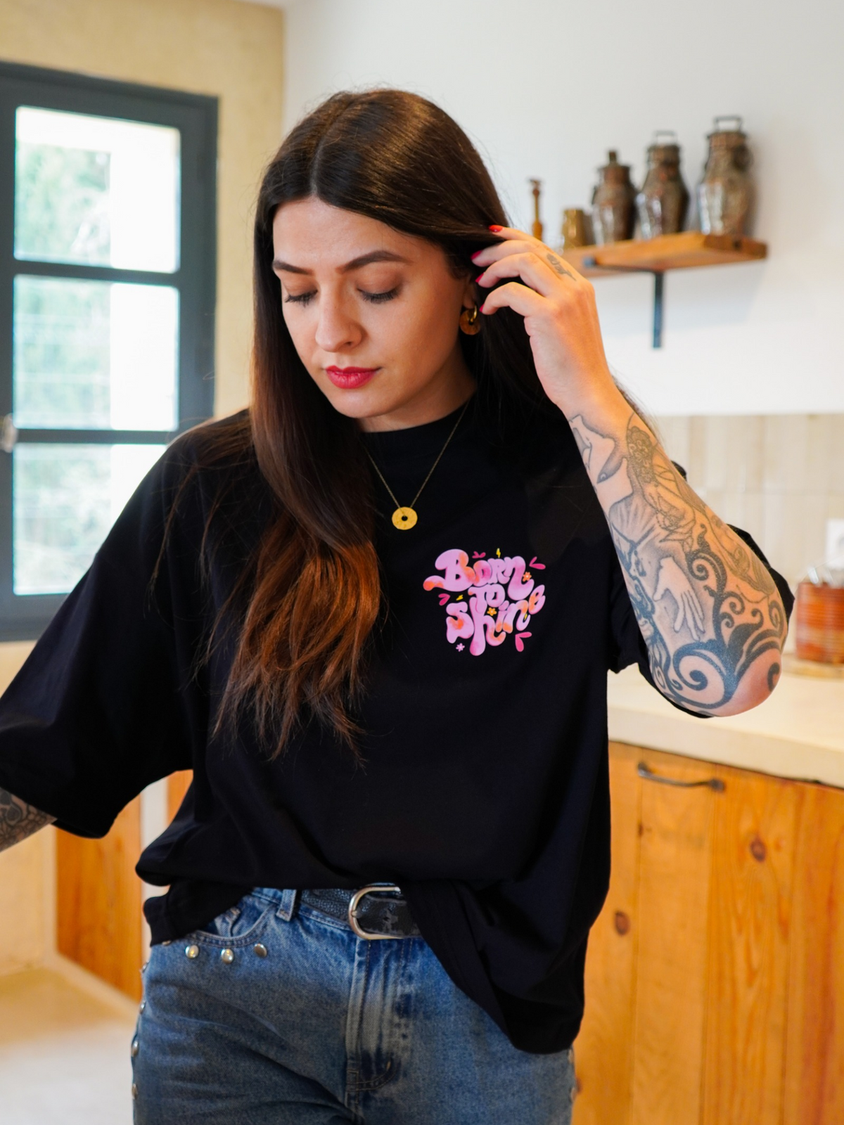 T-shirt Born To Shine