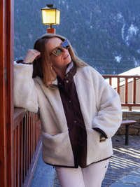 Veste moumoutte réversible