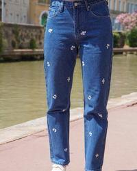 Jean fleurs