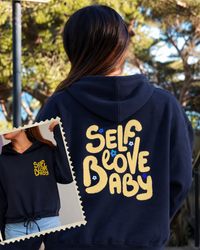 Sweat capuche (nœud) Self love Baby (5 couleurs)
