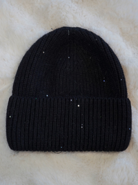 Bonnet paillette noir