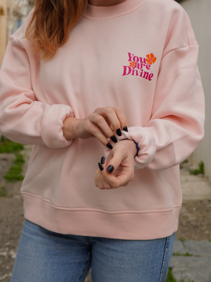 Sweat You are Divine rose