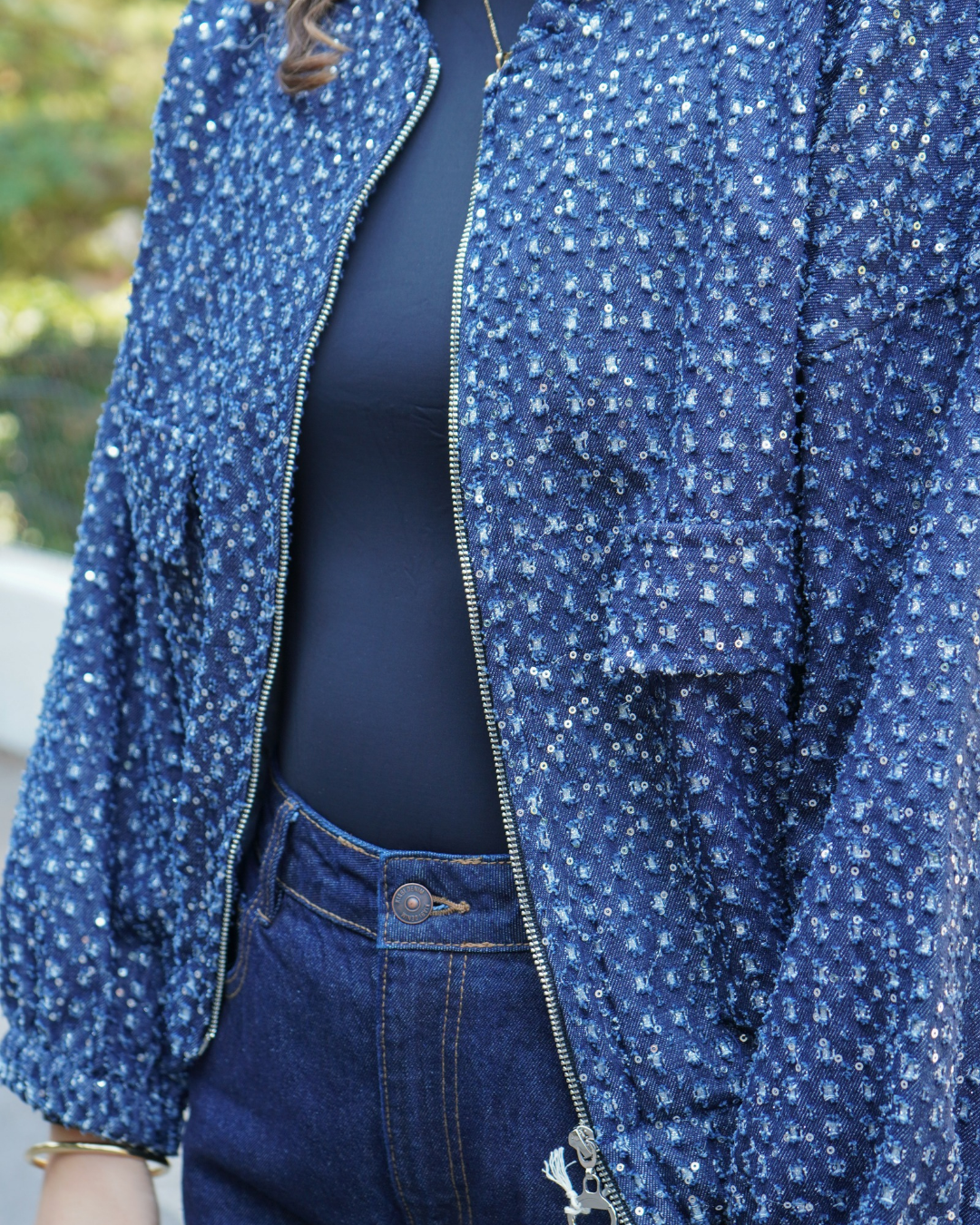 Bomber à strass