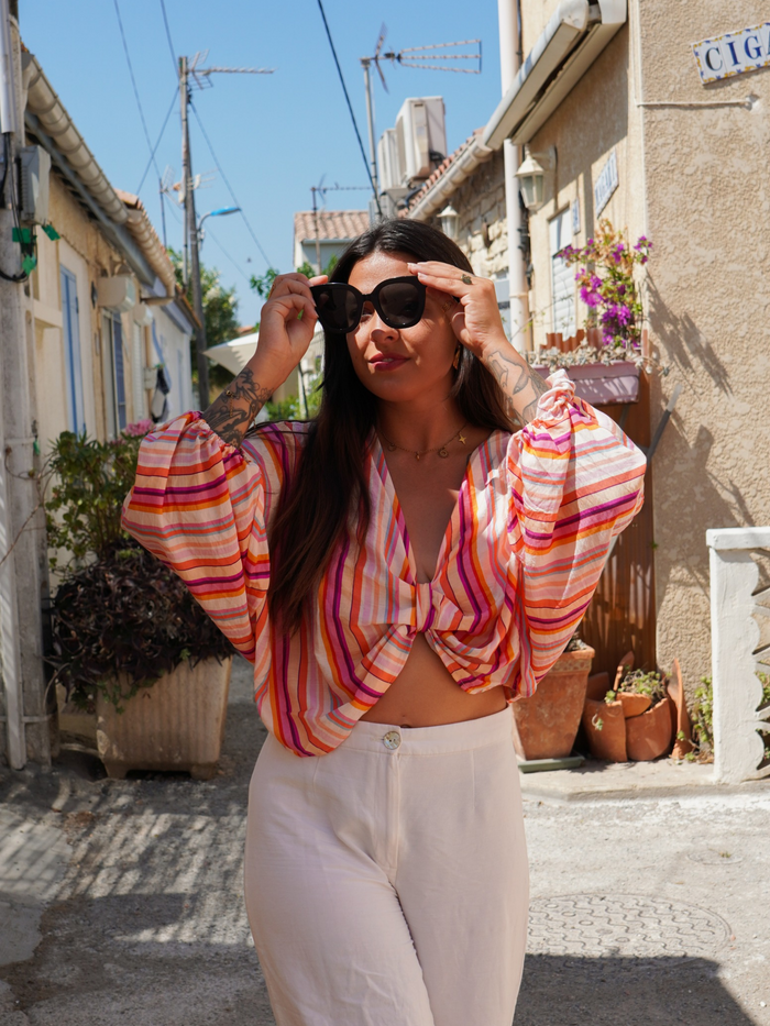 Blouse rayures