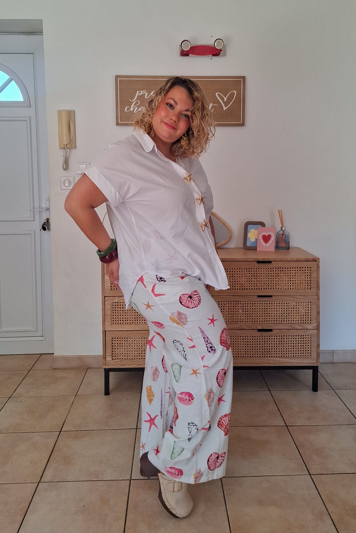 Pantalon coquillages