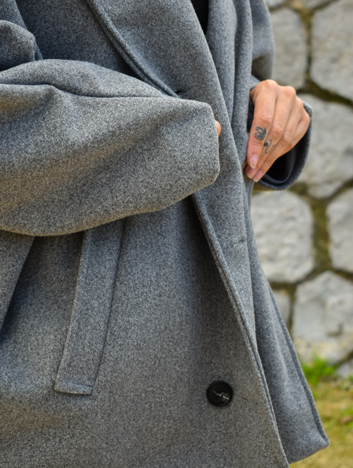 Manteau gris