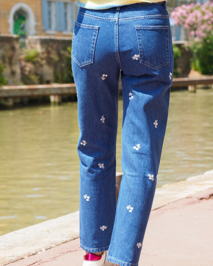 Jean fleurs