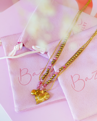 Collier triple cœur