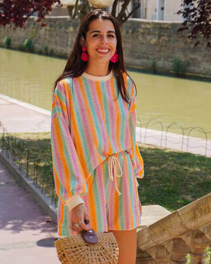 Ensemble cocooning coloré