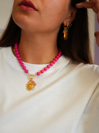 Collier en perles Miyuki soleil
