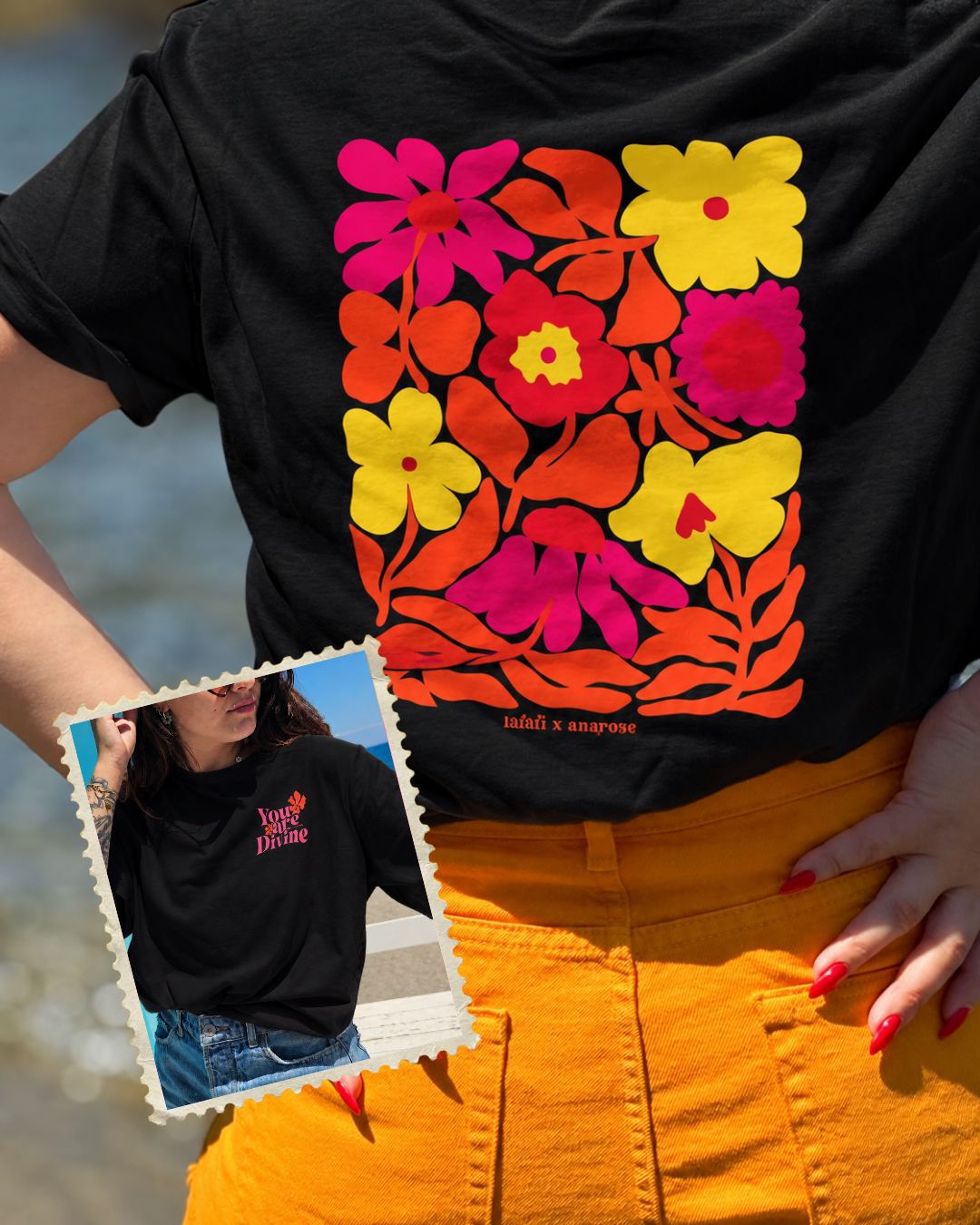 T-shirt You are Divine (🖤🩷🤍)
