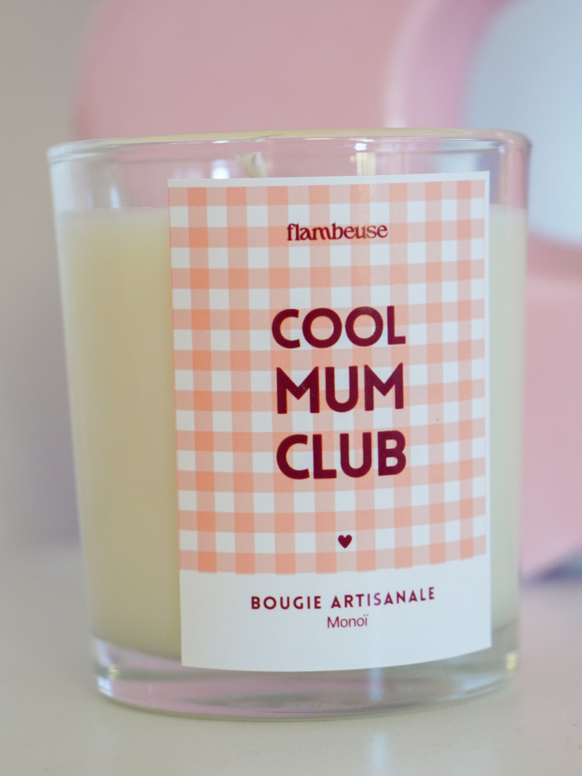 Bougie "Cool mum club"