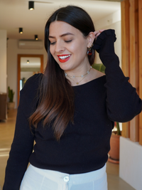 Top dos nu noir pré-commande