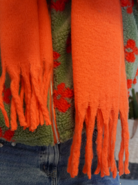 Écharpe orange