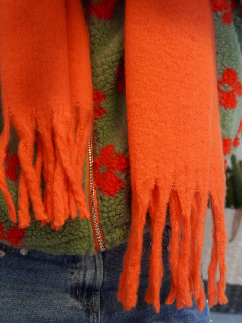 Écharpe orange