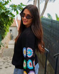 Pull manches crochet