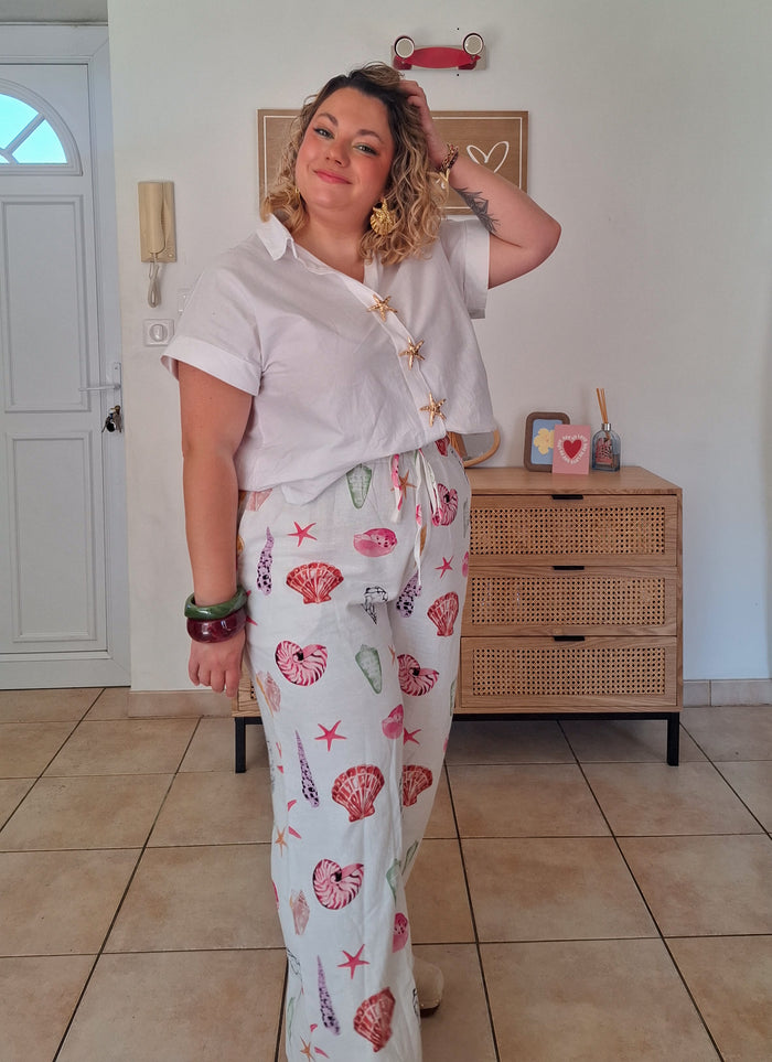 Pantalon coquillages