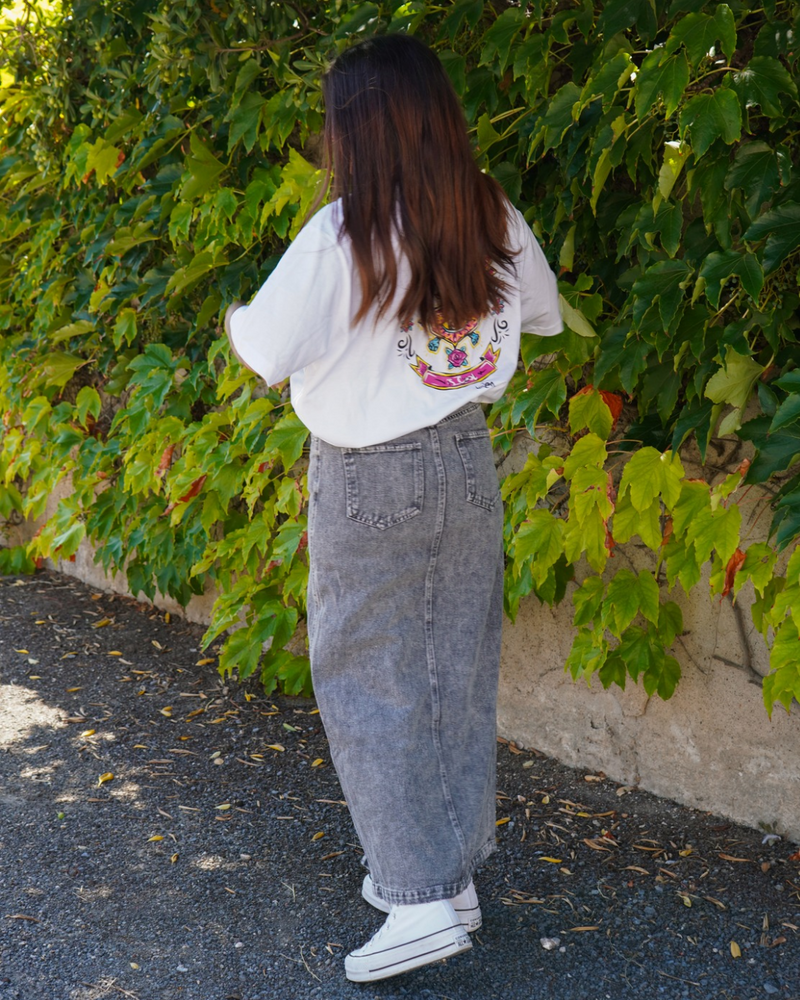 Jupe longue denim