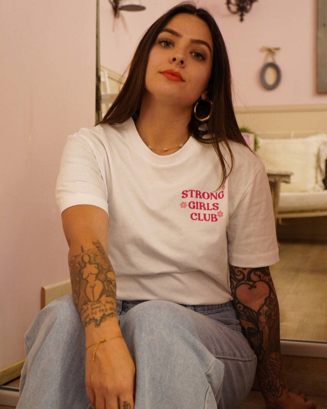 T-shirt Strong Girls Club