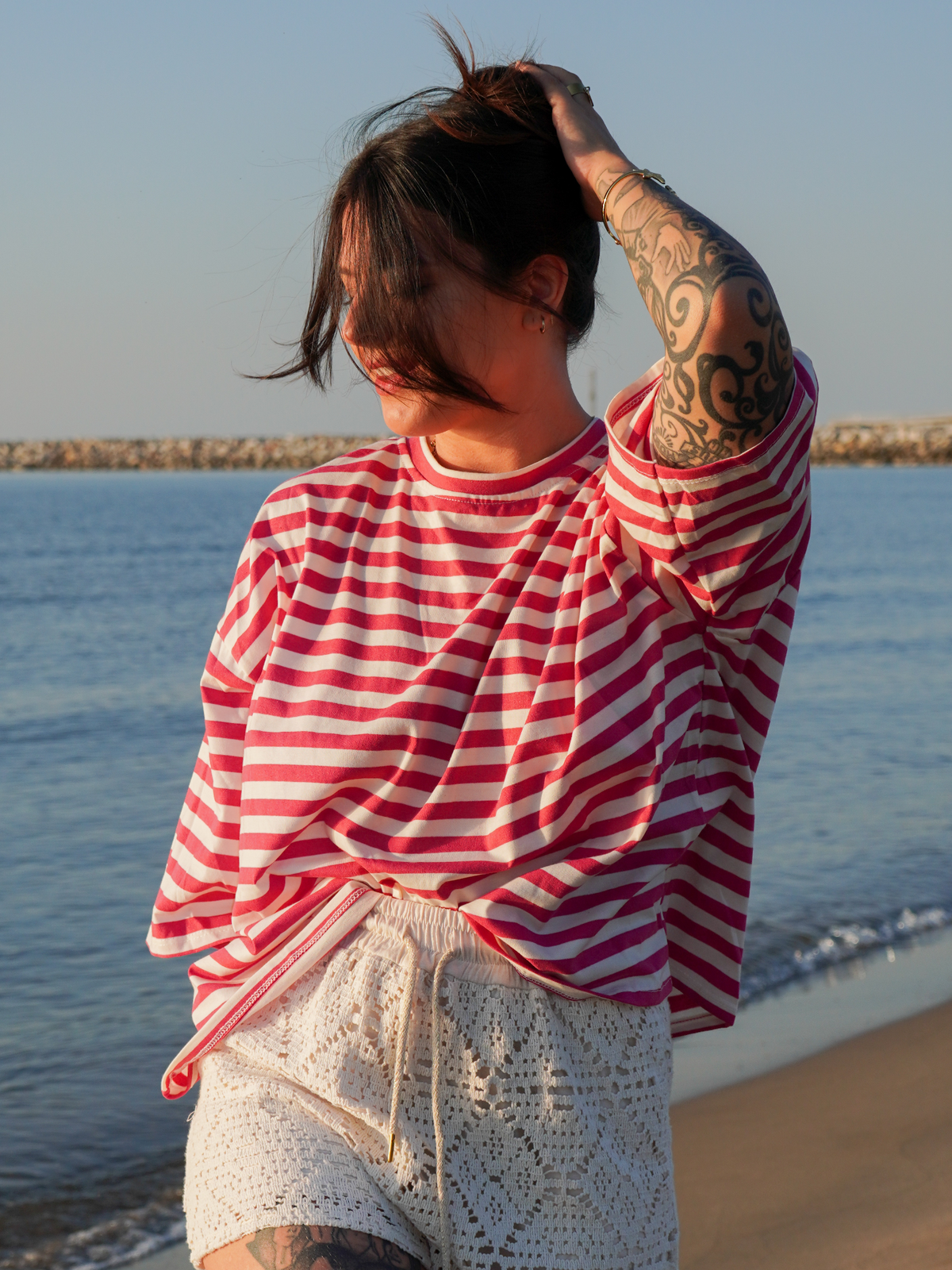 T-shirt SOLEIL rose