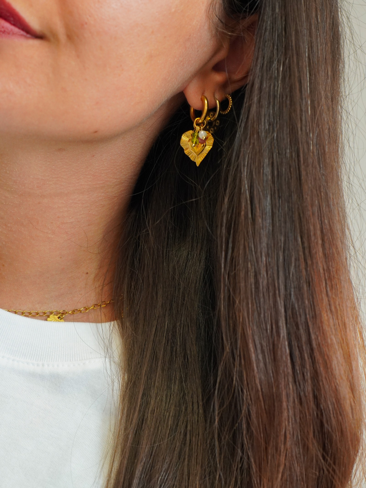 Boucles d'oreilles cœur